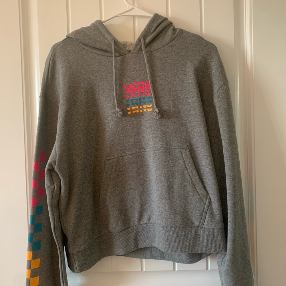 Vans cropped hoodie.